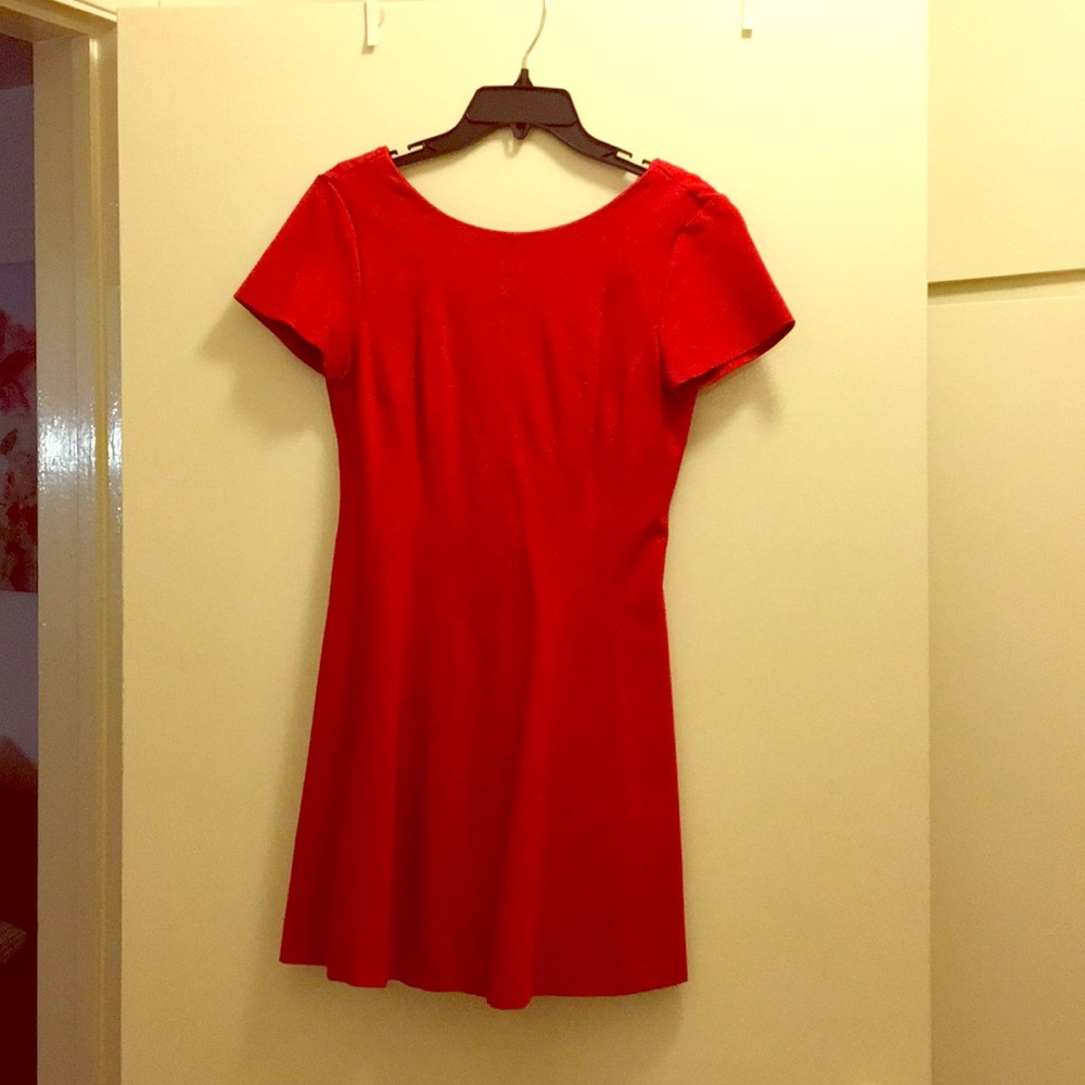 Flirty red dress